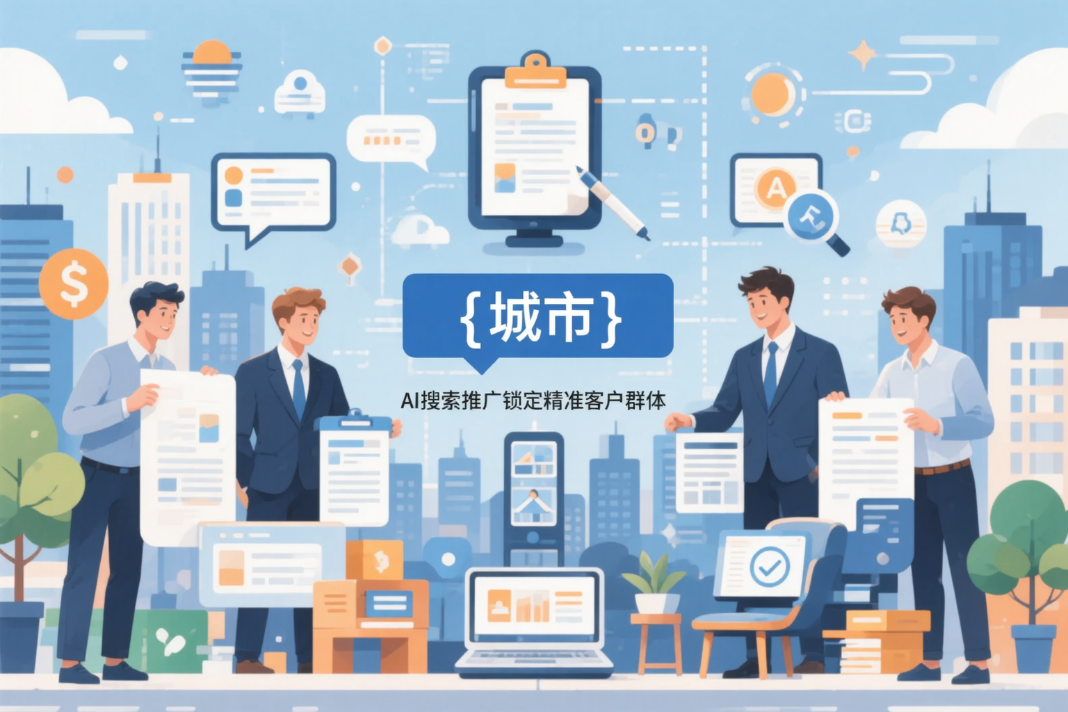 鹤壁公司如何用AI搜索推广锁定精准客户群体