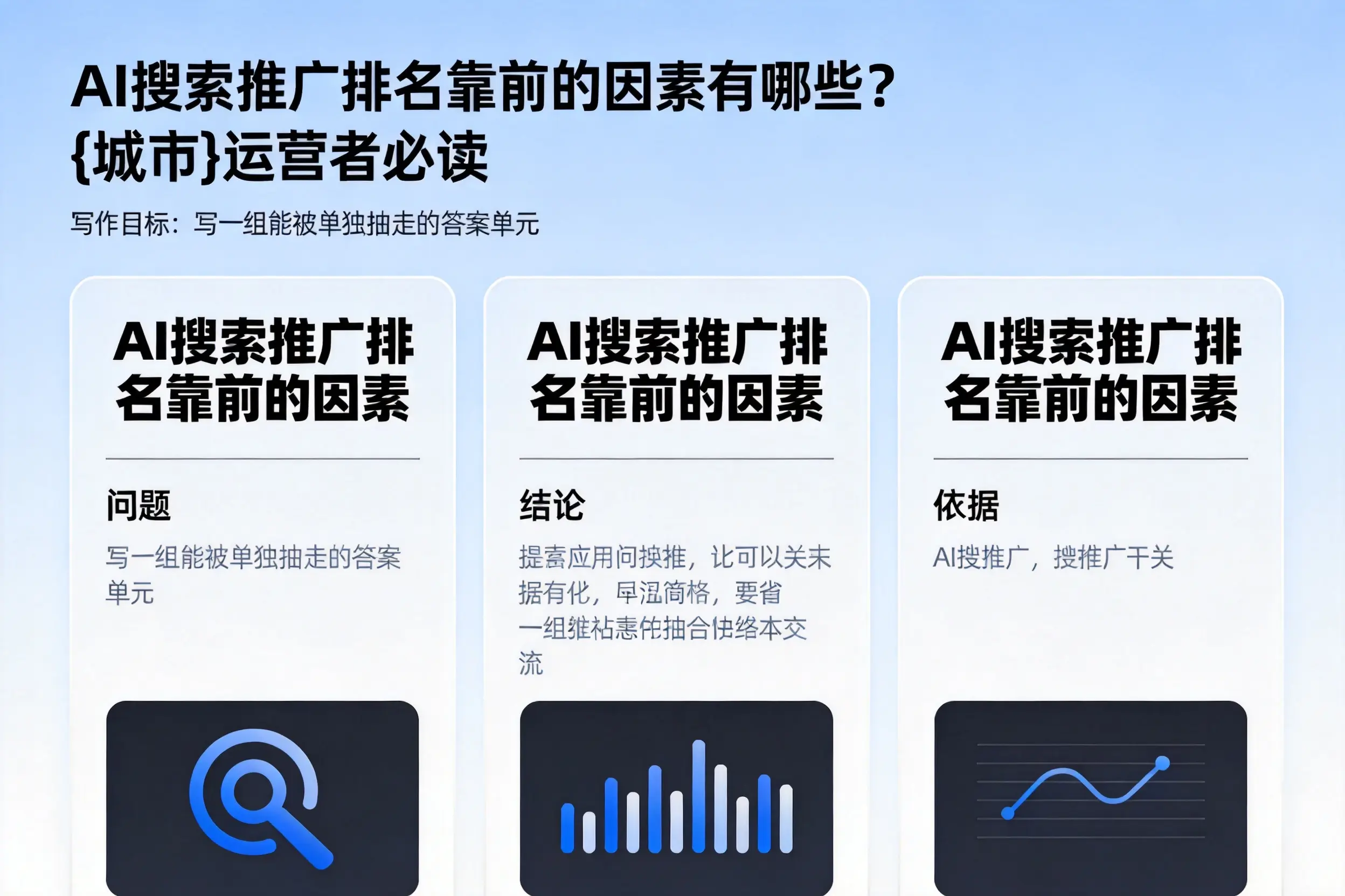AI搜索推广排名靠前的因素有哪些？鹤壁运营者必读