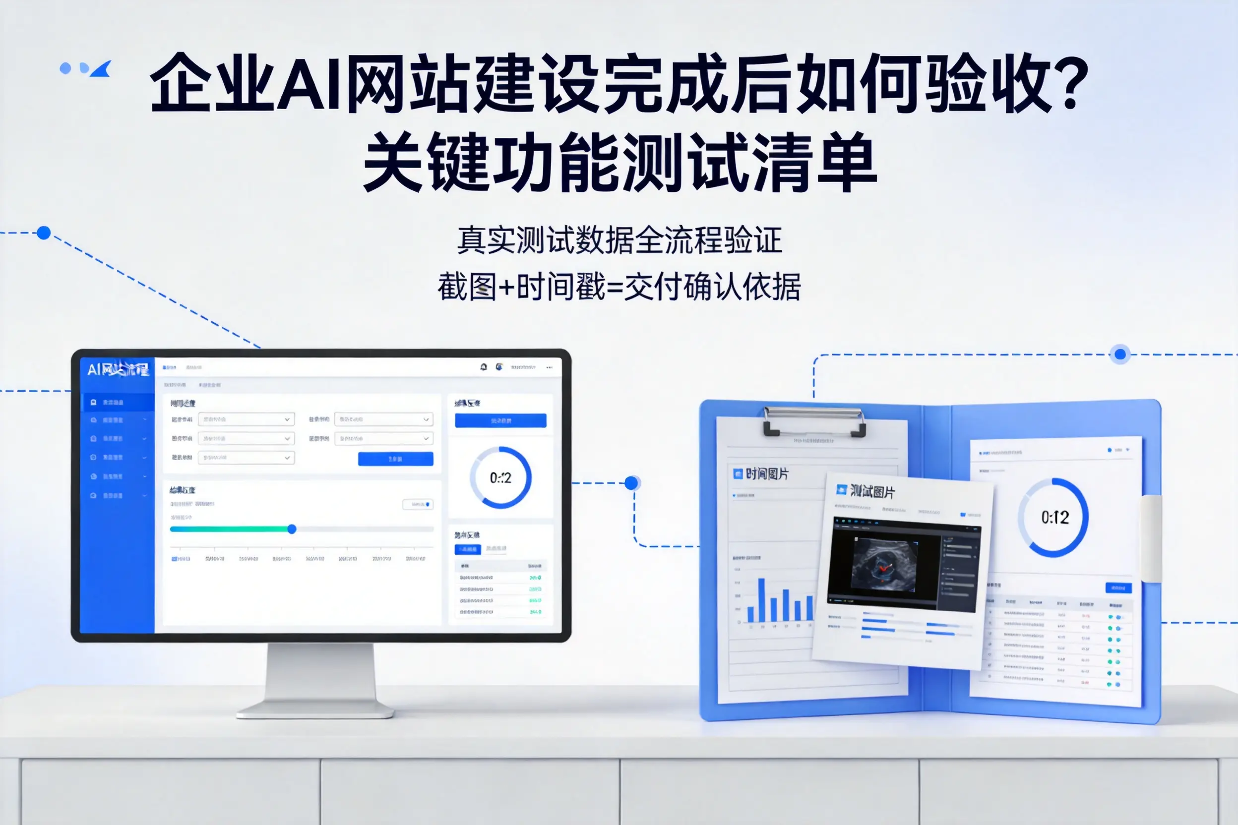 鹤壁企业AI网站建设完成后如何验收？关键功能测试清单