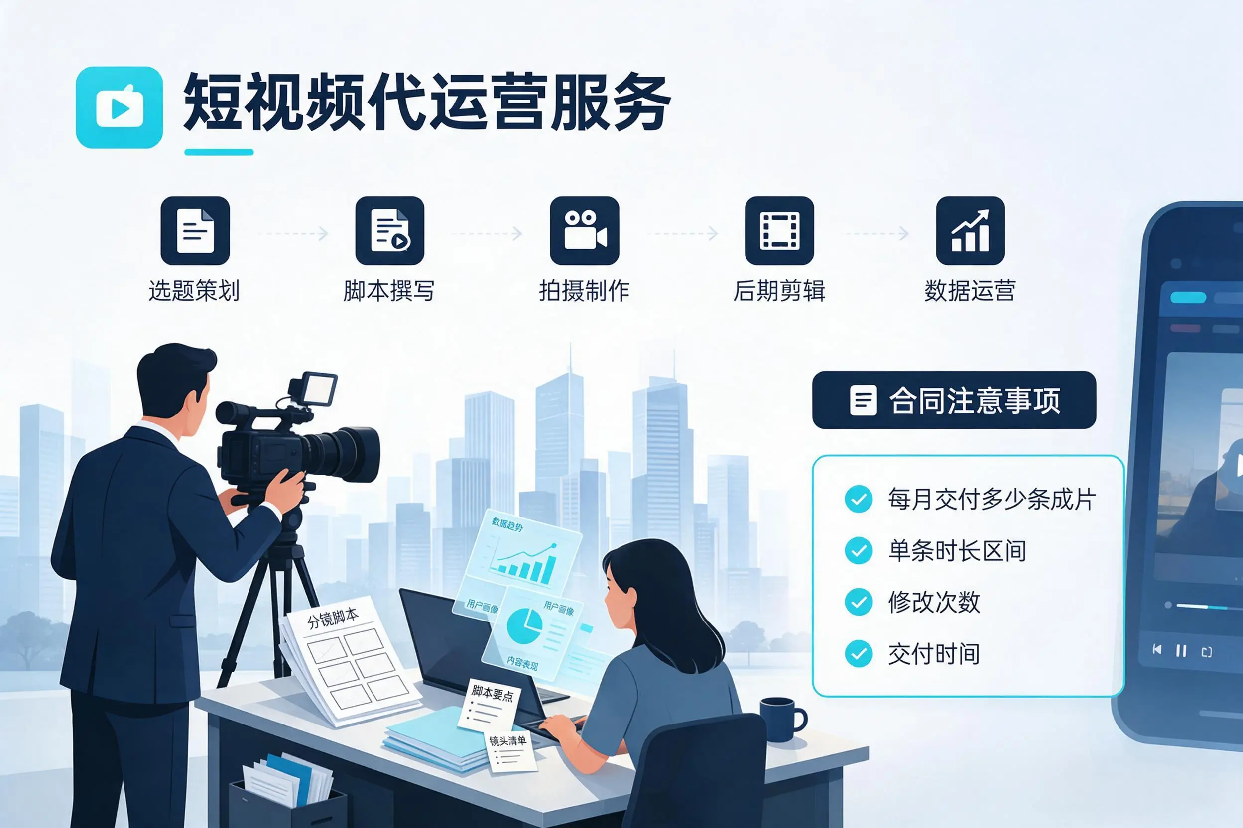 短视频代运营包含哪些服务？鹤壁企业常见问题科普