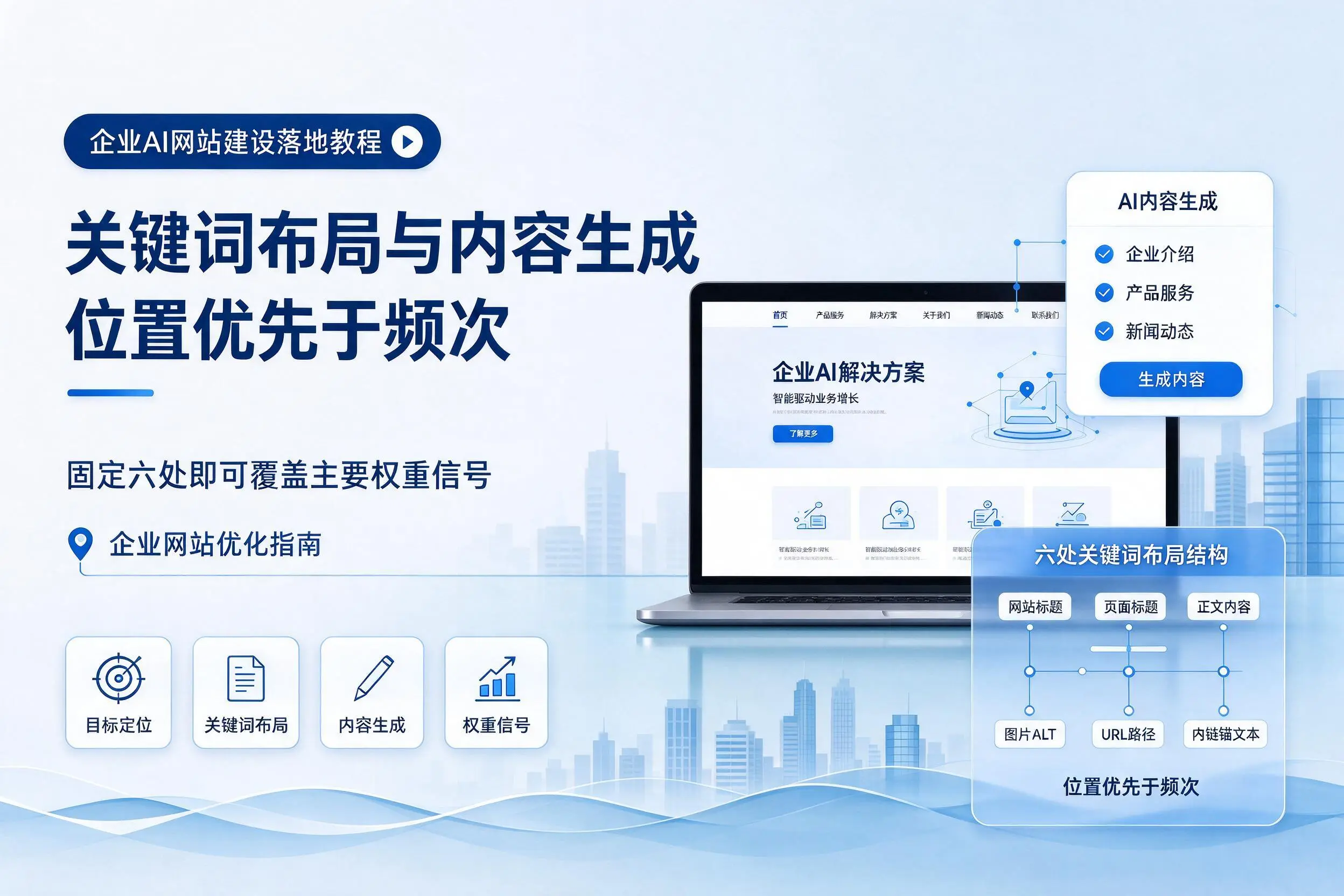 鹤壁企业AI网站建设落地教程：关键词布局与内容生成